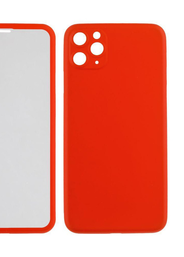 Чехол Double Sided для iPhone 11 Pro Max Красный No Brand (257607927)