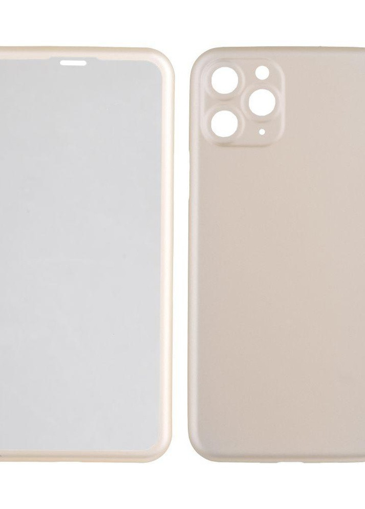 Чехол Double Sided для iPhone 11 Pro Золотой No Brand (257607926)