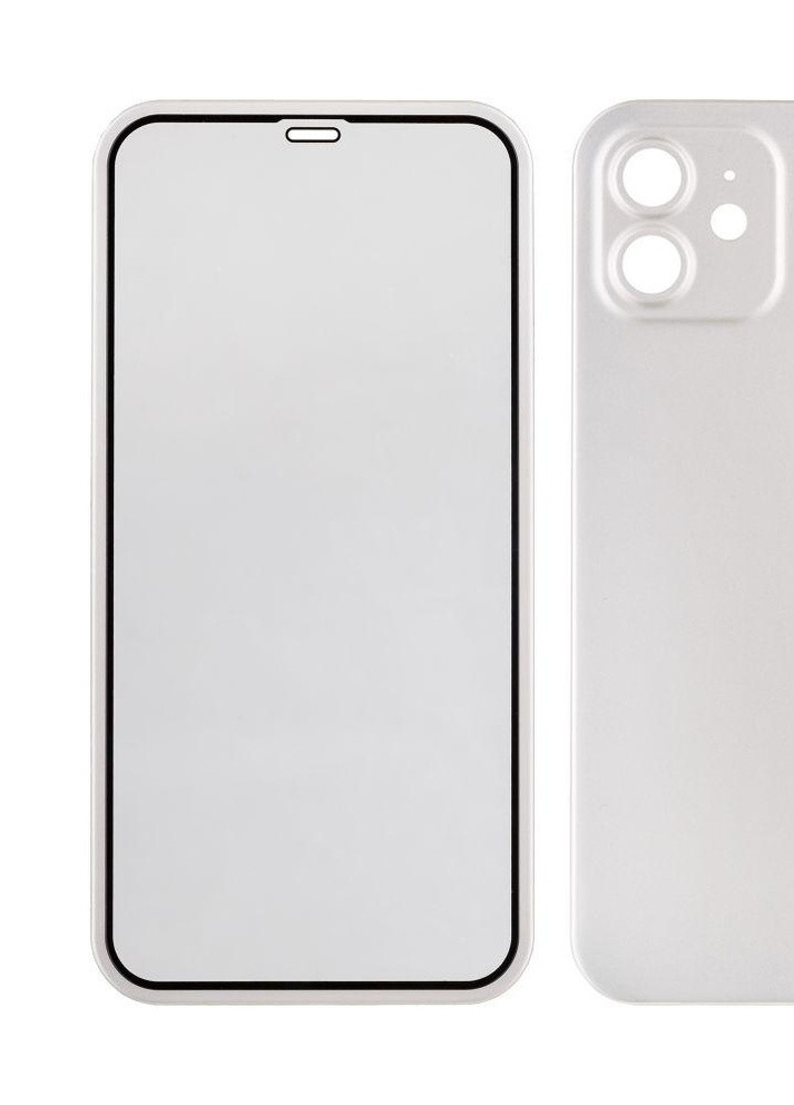 Чехол Double Sided для iPhone 12 Золотой No Brand (257607914)