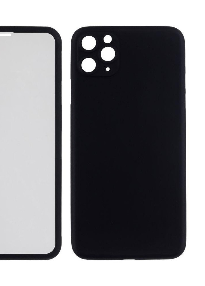 Чехол Double Sided для iPhone 11 Pro Max Черный No Brand (257607920)