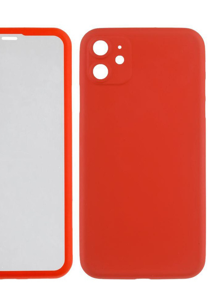 Чехол Double Sided для iPhone 11 Красный No Brand (257607912)