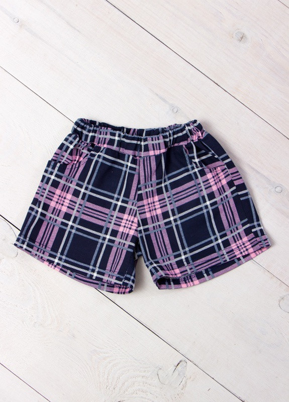 Шорти для дівчинки Клітинка (рожевий) Носи Своє (p-5945-82954) Носи своє (257609017)