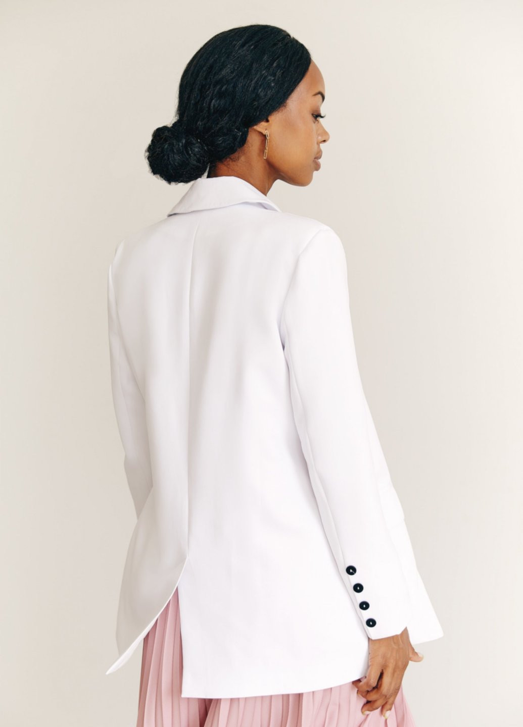Класичний білий піджак Gepur (257609558)