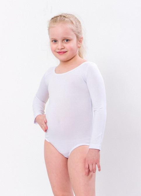 Біла літня спортивний купальник для дівчинки білий носи своє (p-9514-100616) Носи своє