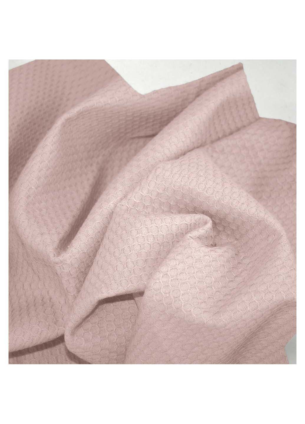 Cosas полотенце однотонный розовый производство -
