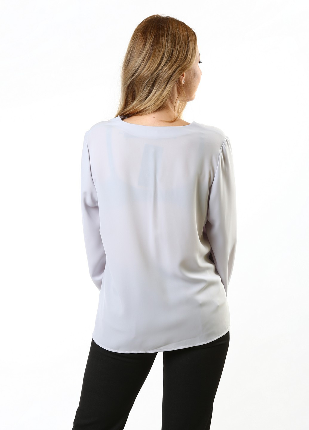 Светло-серая блуза InDresser