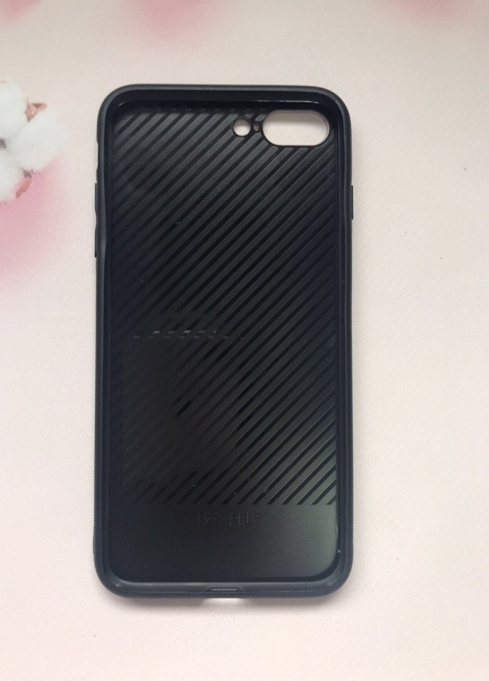 Силіконовий чохол Glass case зі скляною задньою панеллю для Apple iPhone 7 Plus iPhone 8 Plus Мармур Онікс Creative (257628560)