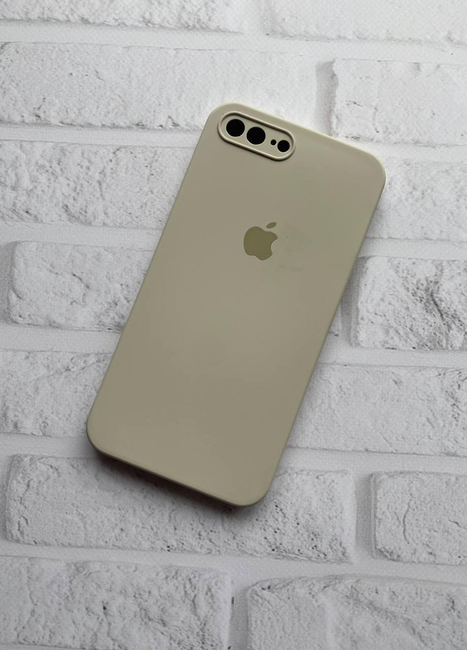 Силиконовый чехол Apple Silicone Case для Apple iPhone 7 Plus / iPhone 8 Plus :: Светло-серый Creative (257628287)