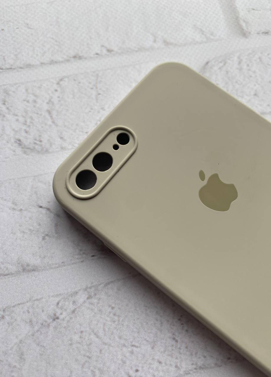 Силіконовий чохол Apple Silicone Case для Apple iPhone 7 Plus / iPhone 8 Plus :: Світло-сірий Creative (257628287)