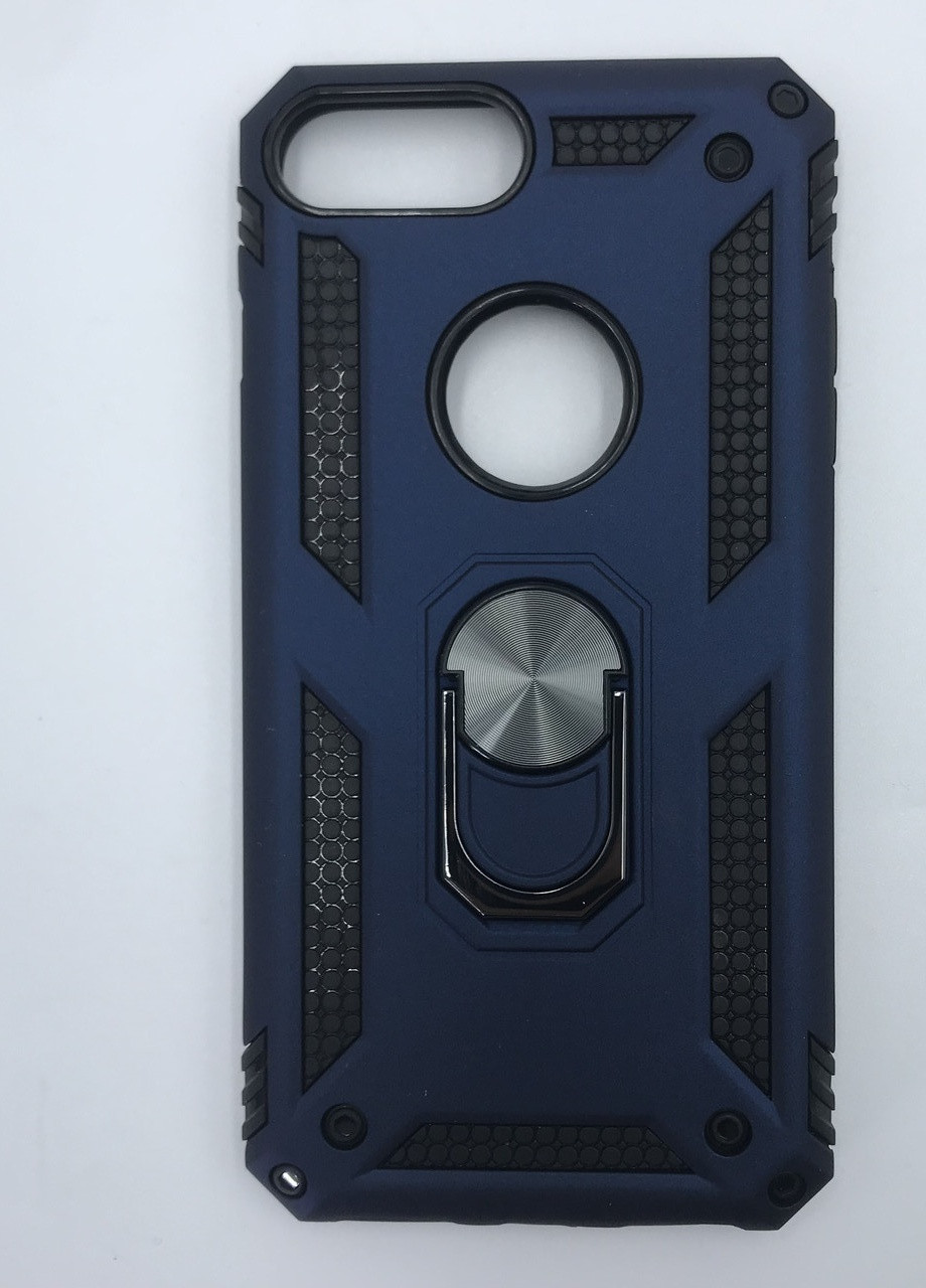 Силіконовий чохол Hard Defence Series з кільцем-підставкою для iPhone 7 Plus, 8 Plus Синій Creative (257628685)