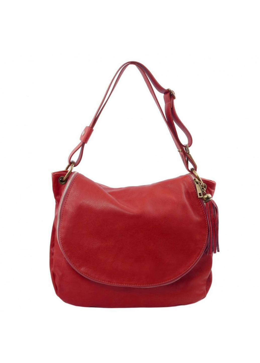 Женская кожаная сумка кросс-боди TL Bag TL141110 (Красный) Tuscany Leather (257657687)