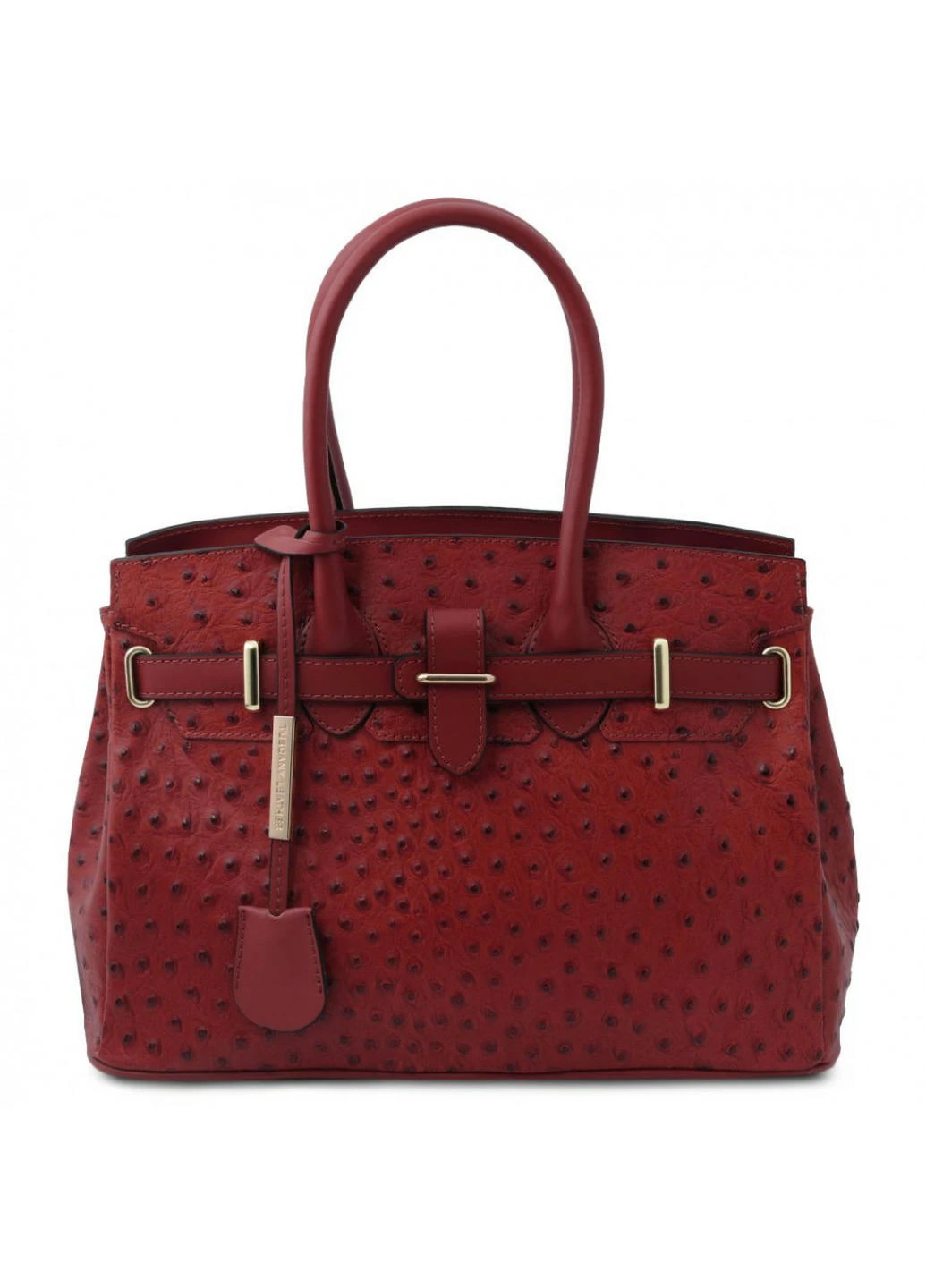Жіноча шкіряна сумка Страус Tuscany TL142120 (Червоний) Tuscany Leather (257657074)