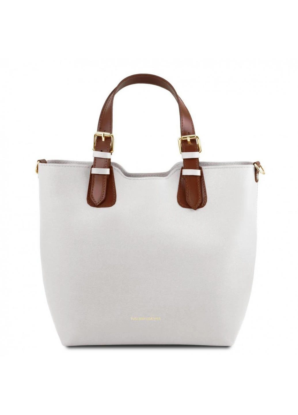 TL Bag Сумка-тоут женская из кожи Саффьяно Tuscany TL141696 (Белый) Tuscany Leather (257656931)