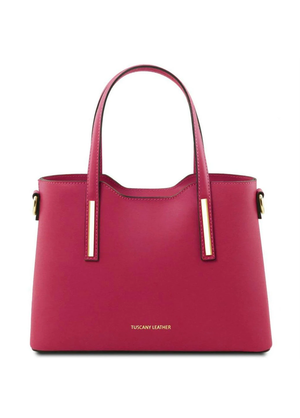 Стильная кожаная сумка для деловых леди Olimpia TL141521 - малый размер (Magenta) Tuscany Leather (257656998)