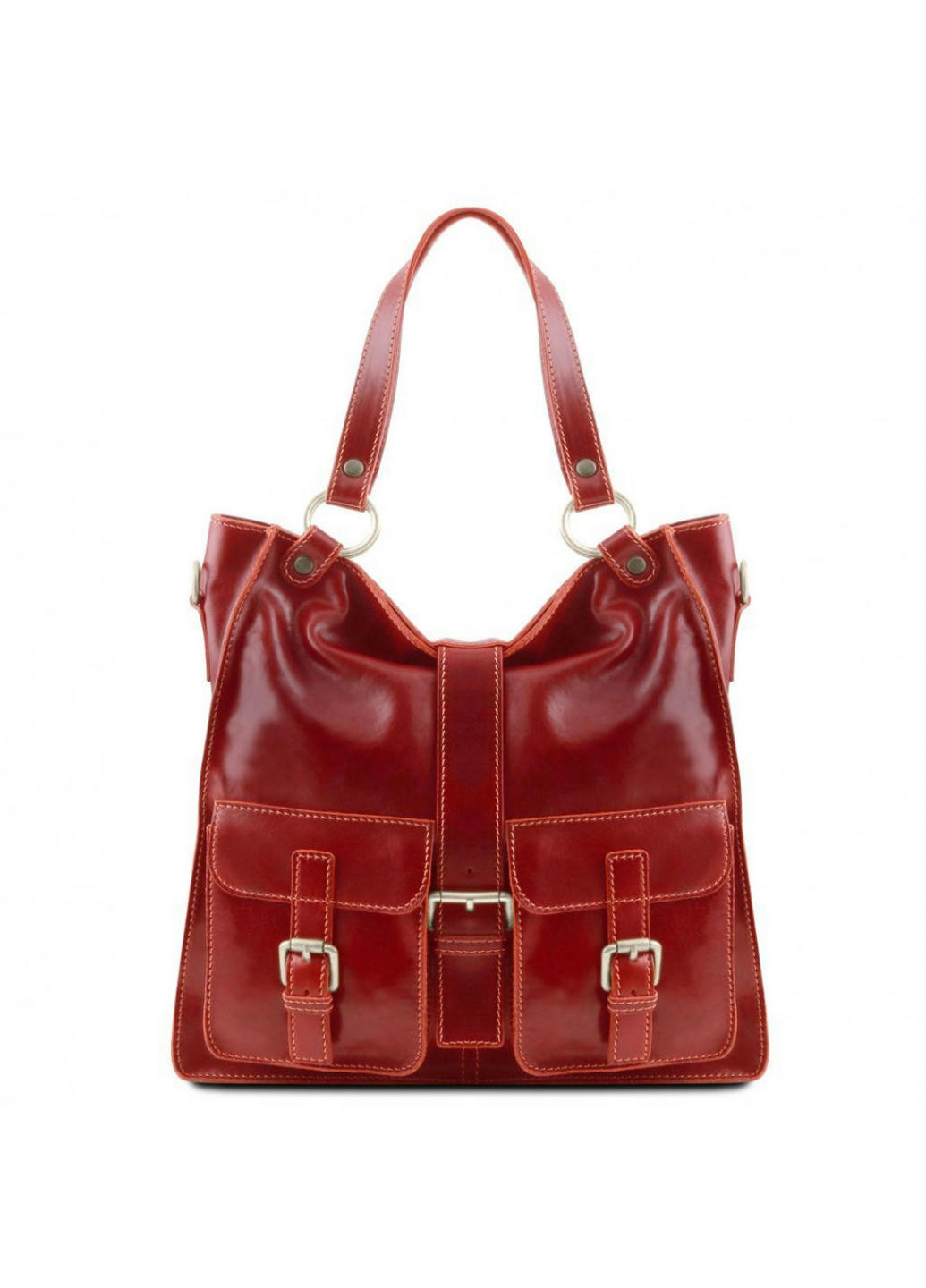 Женская кожаная сумка MELISSA TL140928 (Красный) Tuscany Leather (257657016)