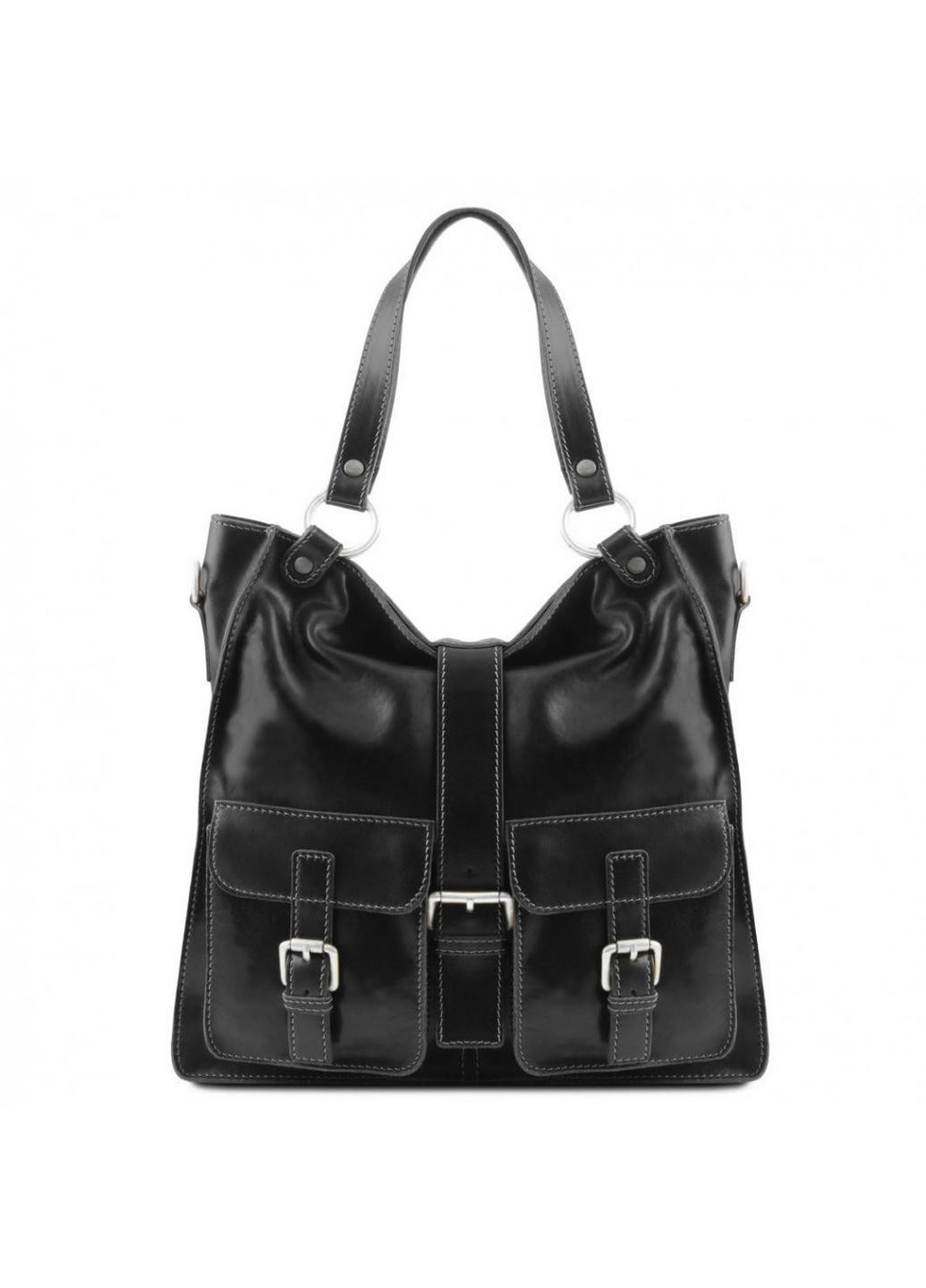 Женская кожаная сумка MELISSA TL140928 (Черный) Tuscany Leather (257657681)