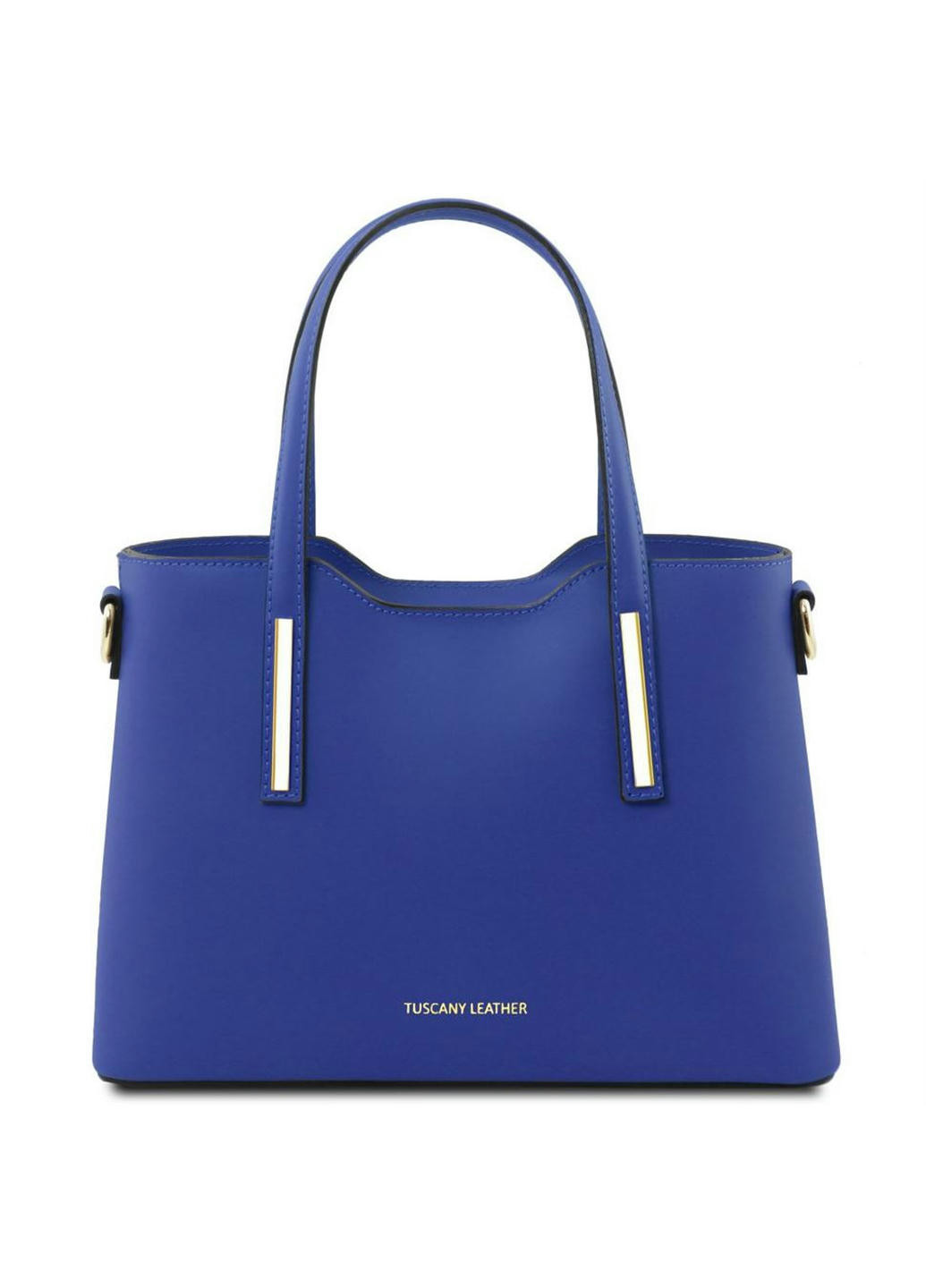 Стильна сумка для ділових леді Olimpia TL141521 - малий розмір (Синій) Tuscany Leather (257656791)