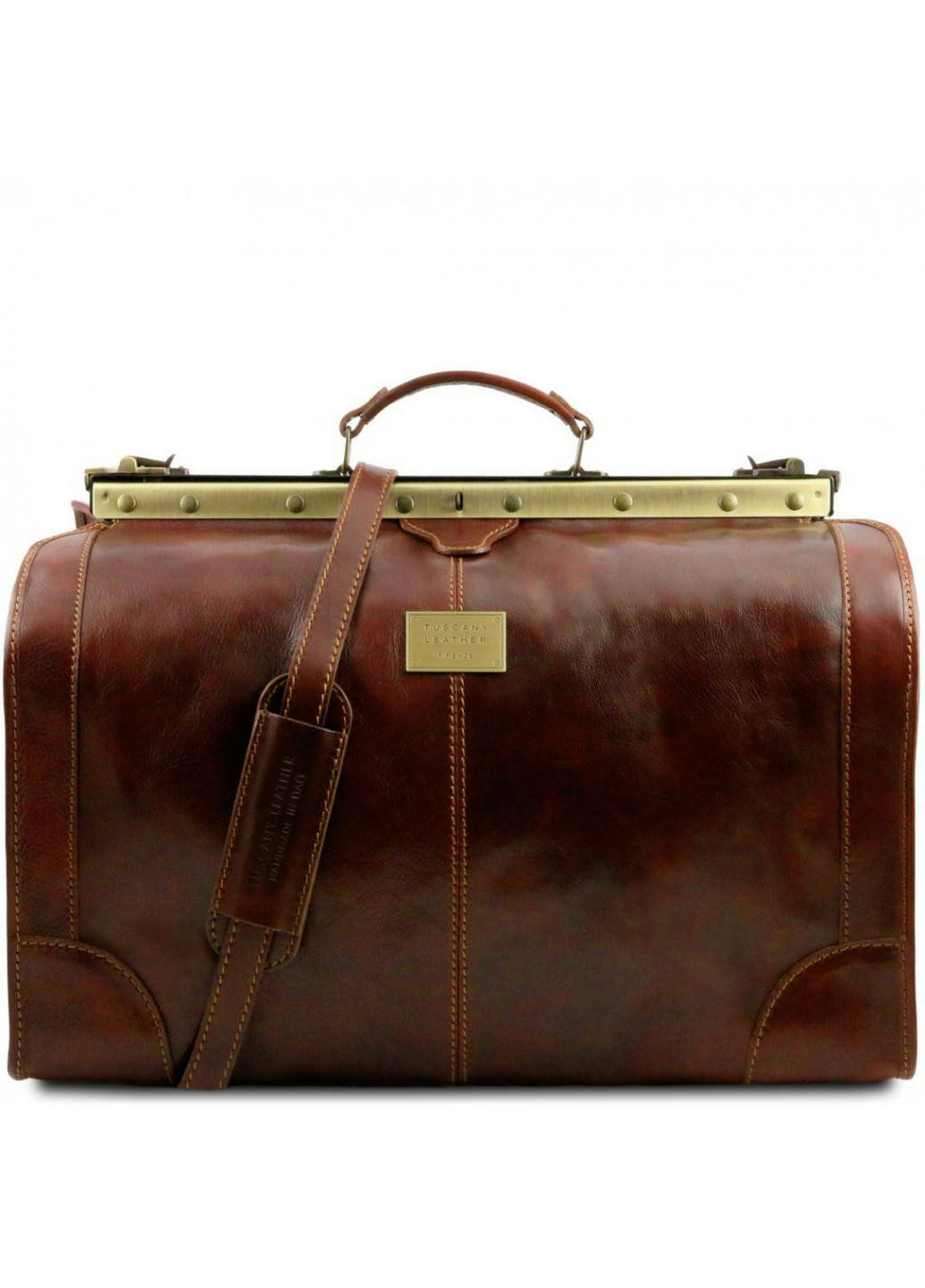 Madrid Шкіряна сумка саквояж - Великий розмір Tuscany TL1022 (Коричневий) Tuscany Leather (257657740)