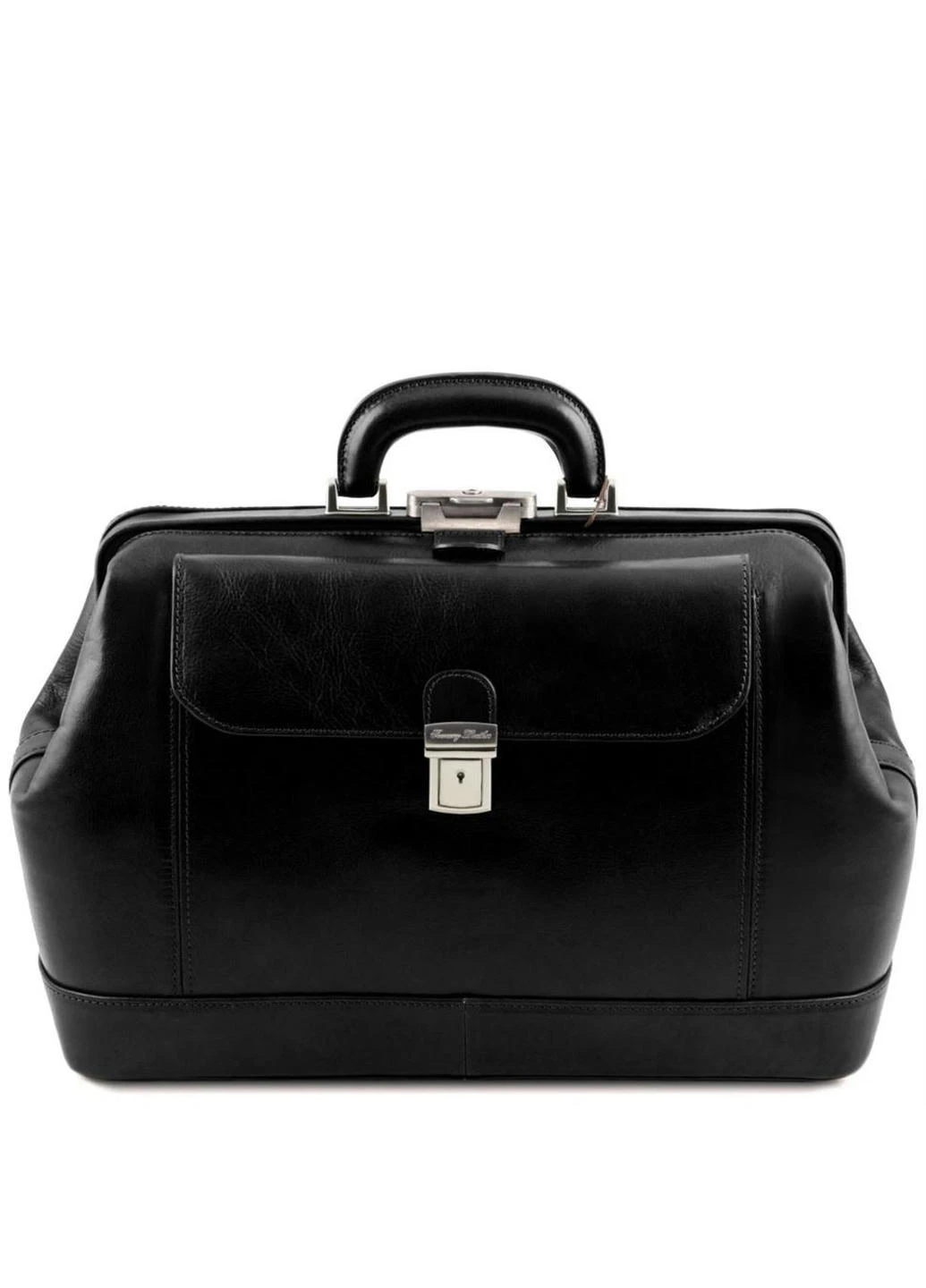 TL142072 Leonardo - шкіряна докторська сумка саквояж від Tuscany (Чорний) Tuscany Leather (257657608)