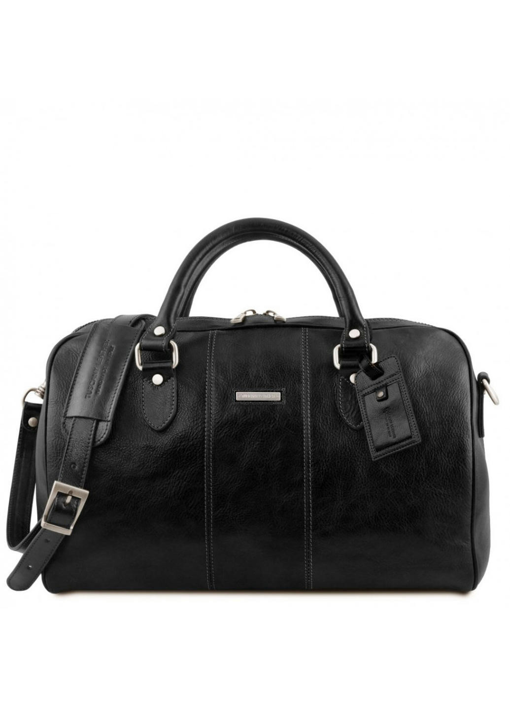 Lisbona Дорожная кожаная сумка-даффл - Маленький размер Tuscany TL141658 (Черный) Tuscany Leather (257657815)