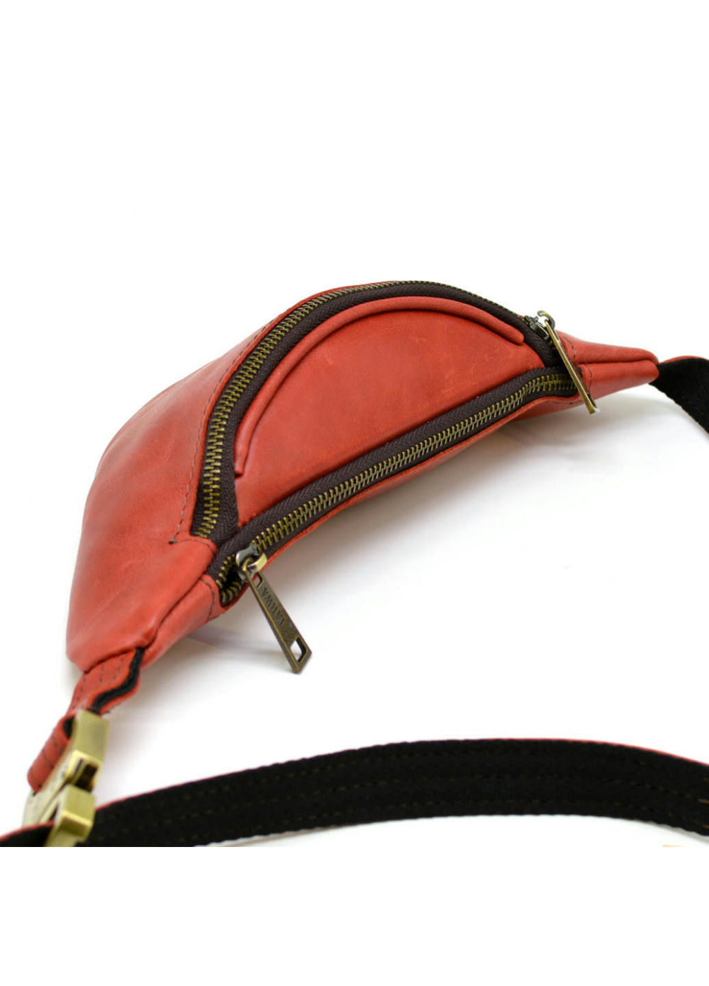 Красная напоясная маленькая сумка из натуральной кожи RR-3034-3md TARWA (257657156)