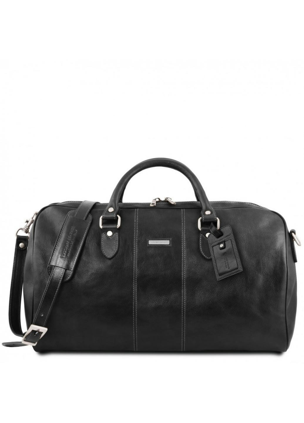 Lisbona Дорожная кожаная сумка-даффл - Большой размер Tuscany TL141657 (Черный) Tuscany Leather (257657366)