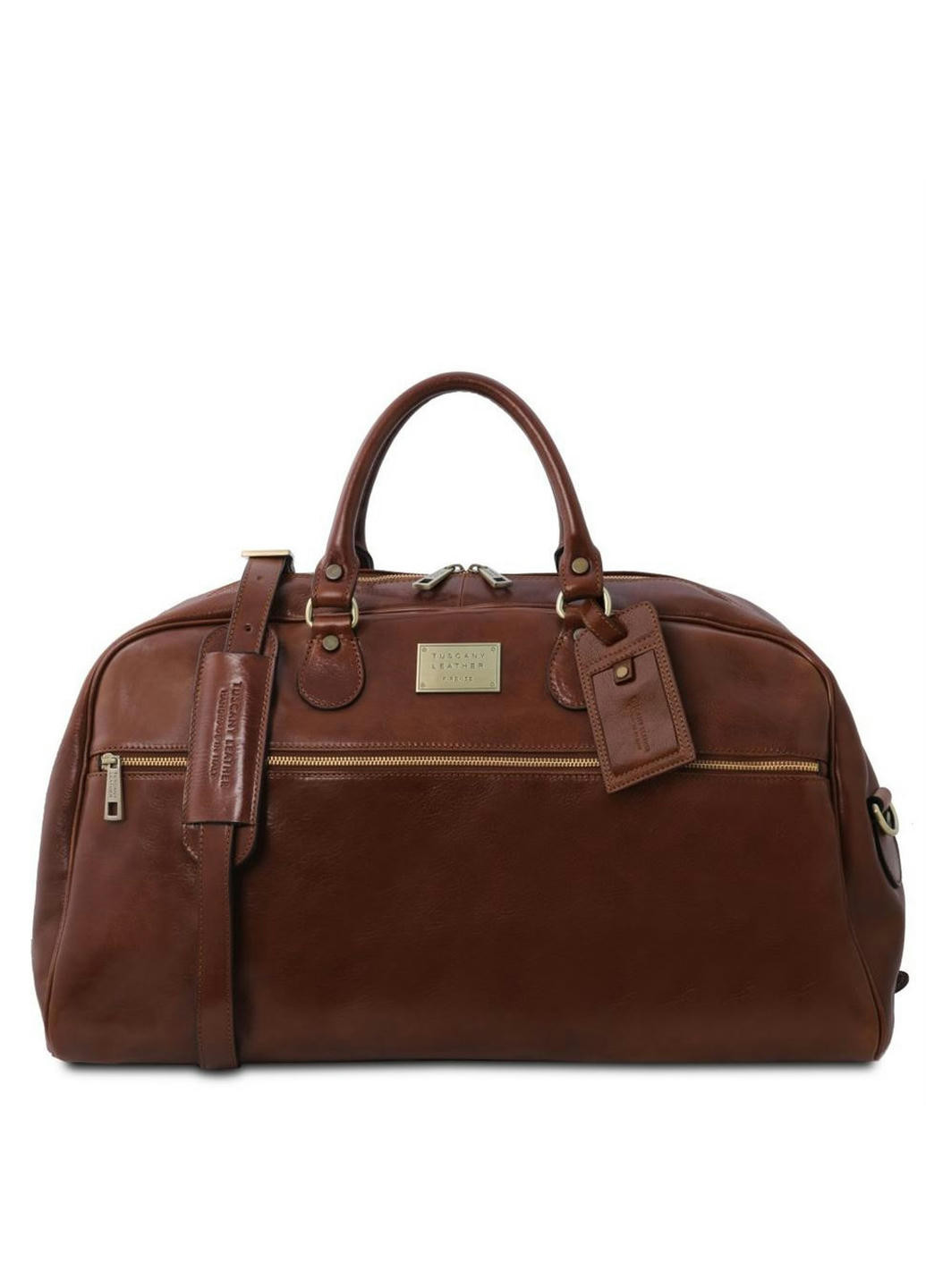 Дорожная кожаная сумка - Большой размер Tuscany TL141422 Voyager (Коричневый) Tuscany Leather (257657493)