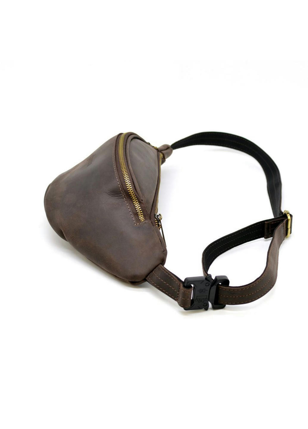 Стильна сумка на пояс бренду RC-3036-4lx у коричневій шкірі Крейзі Хорс TARWA (257657188)