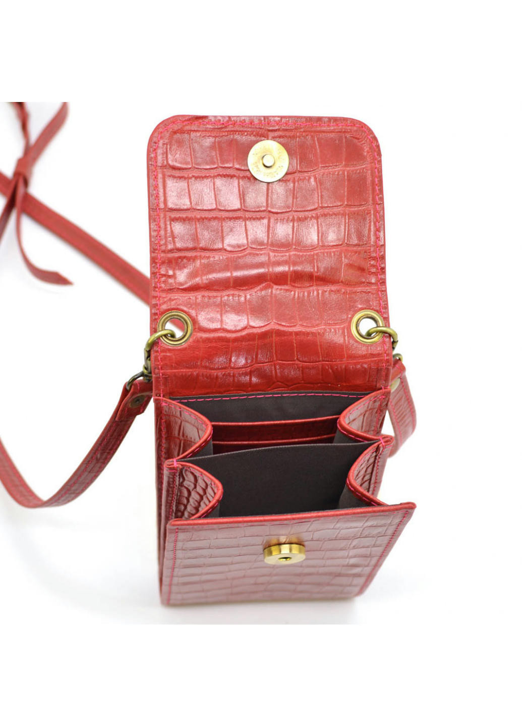 Кожаная красная женская сумка-чехол панч REP3-2122-4lx TARWA (257657227)