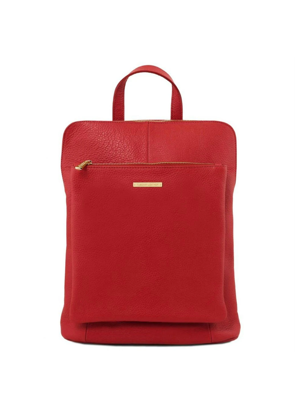 Рюкзак-сумка женская кожаная (Италия) Tuscany TL141682 (Lipstick Red) Tuscany Leather (257657438)