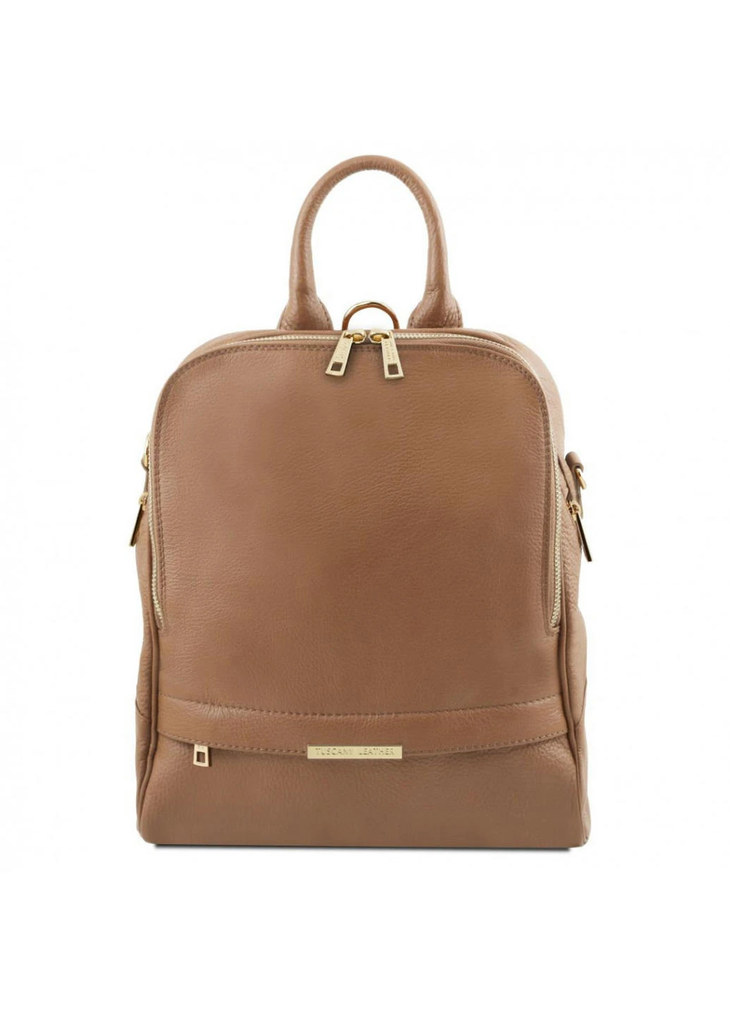 Женский рюкзак кожаный мягкий (Италия) Tuscany TL141376 (Lipstick Red) Tuscany Leather (257657341)