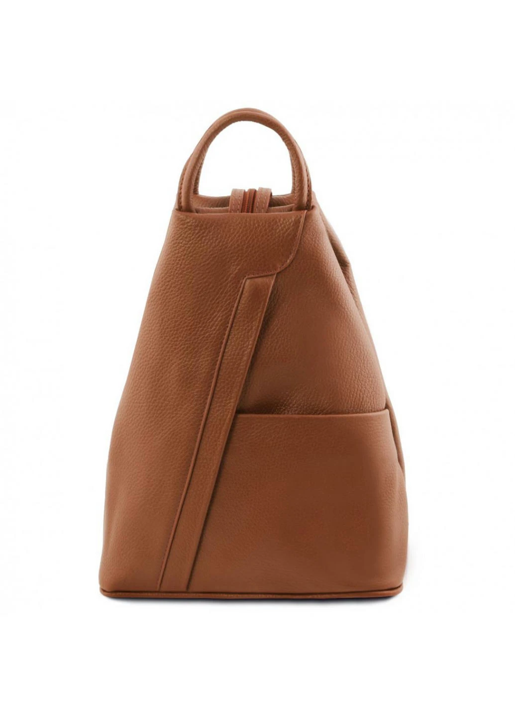 Кожаный мягкий итальянский рюкзак TL141881 Shanghai от Tuscany (Коньяк) Tuscany Leather (257657348)
