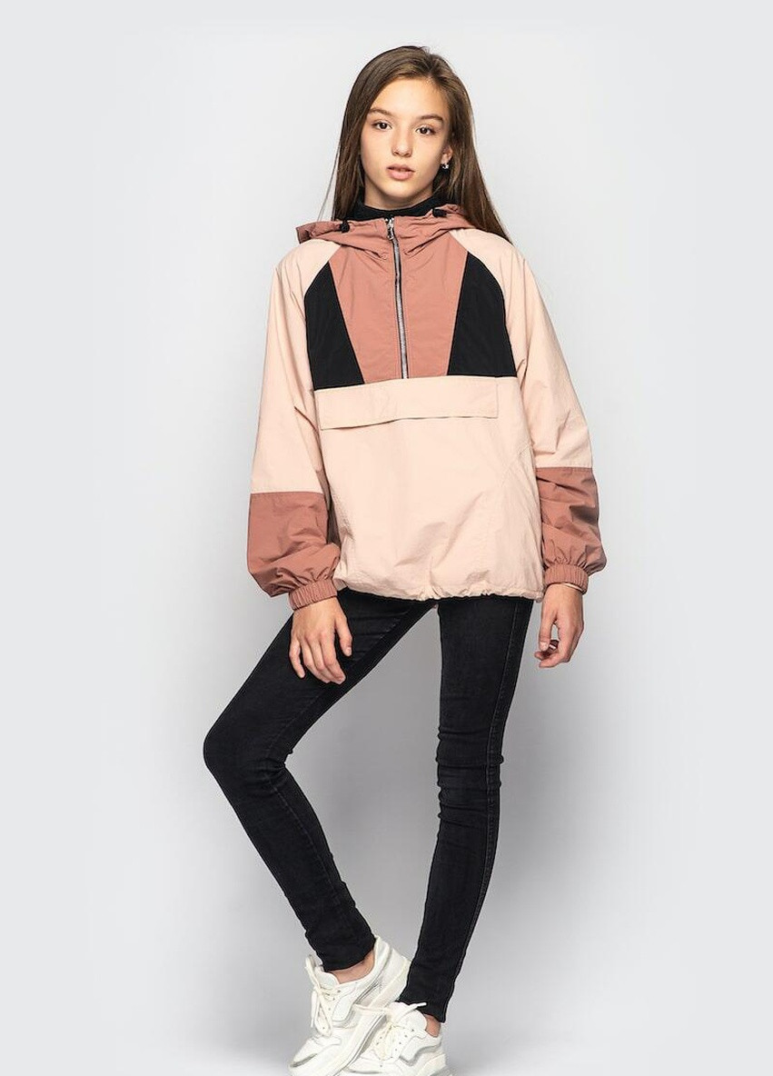 Розовая демисезонная куртка для девочки Cvetkov