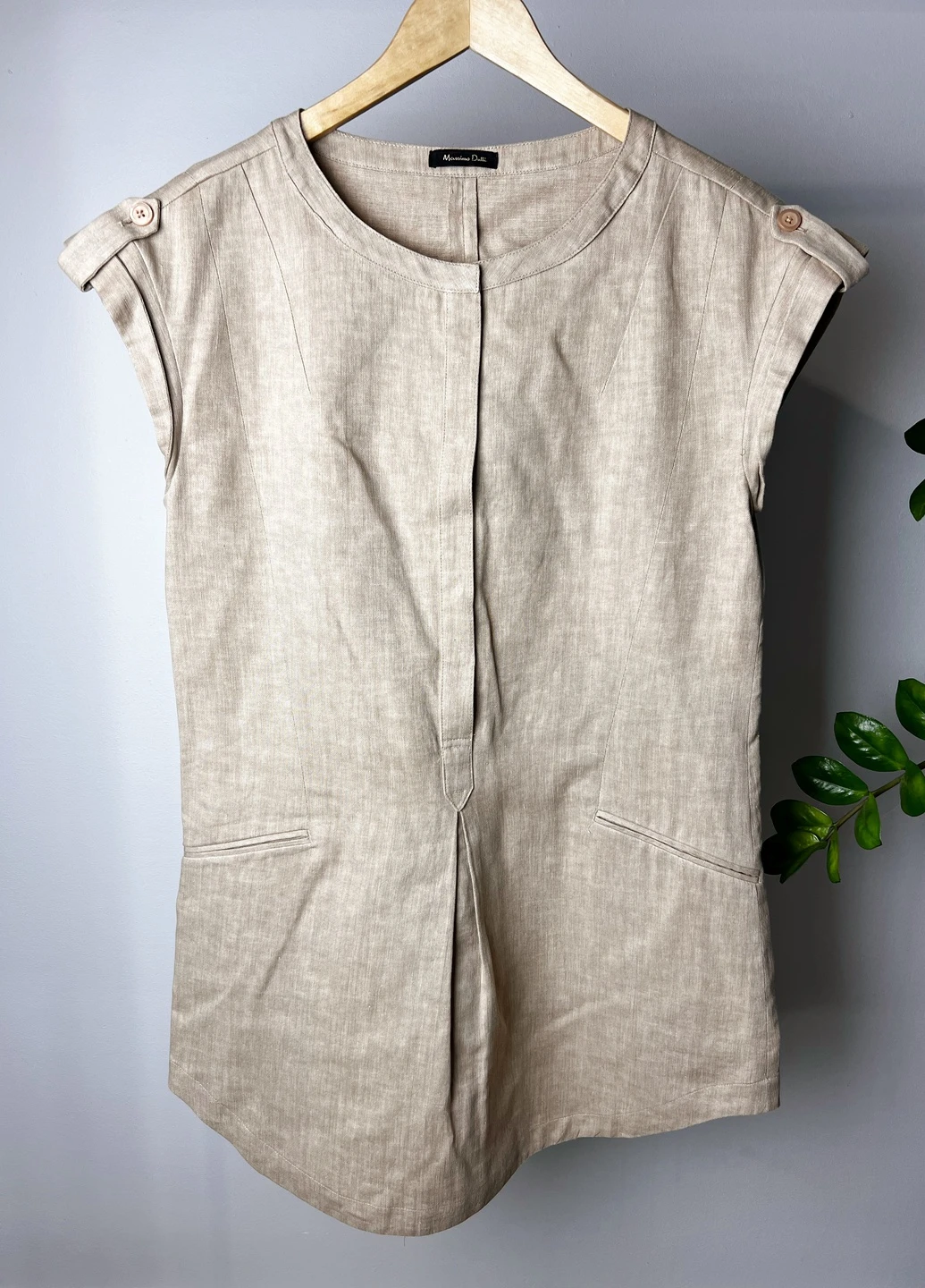 Бежева сукня Massimo Dutti