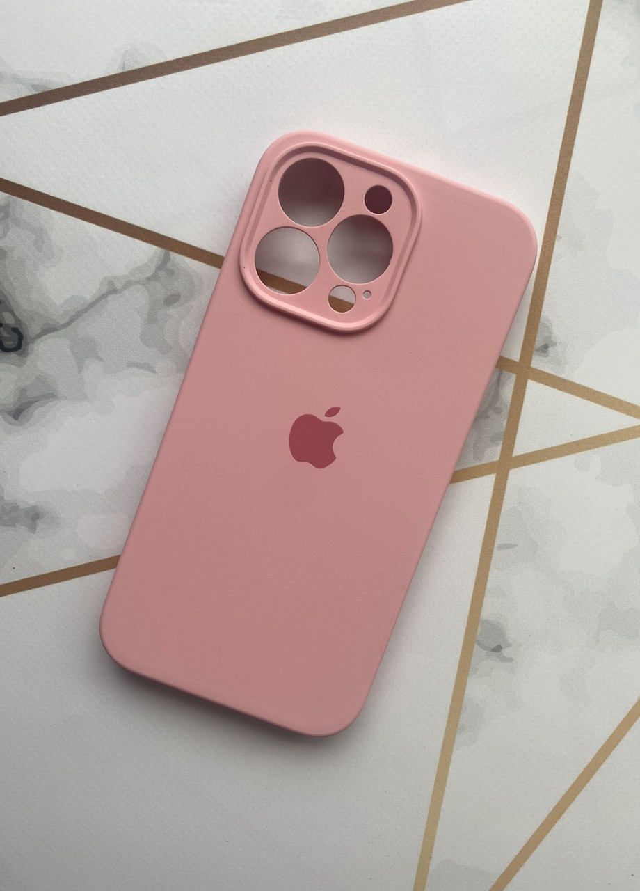 Силиконовый чехол Apple Silicone Case Full на Apple iPhone 13 Pro :: Пастельно светло-розовый Creative (257650293)