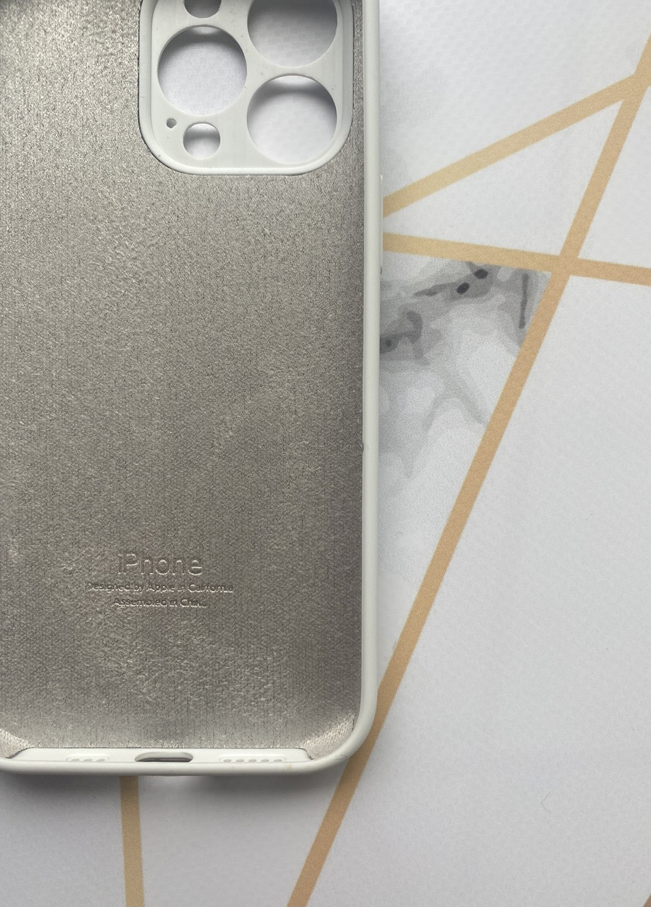Силіконовий чохол Apple Silicone Case для Apple iPhone 13 Pro :: Білий Creative (257650310)