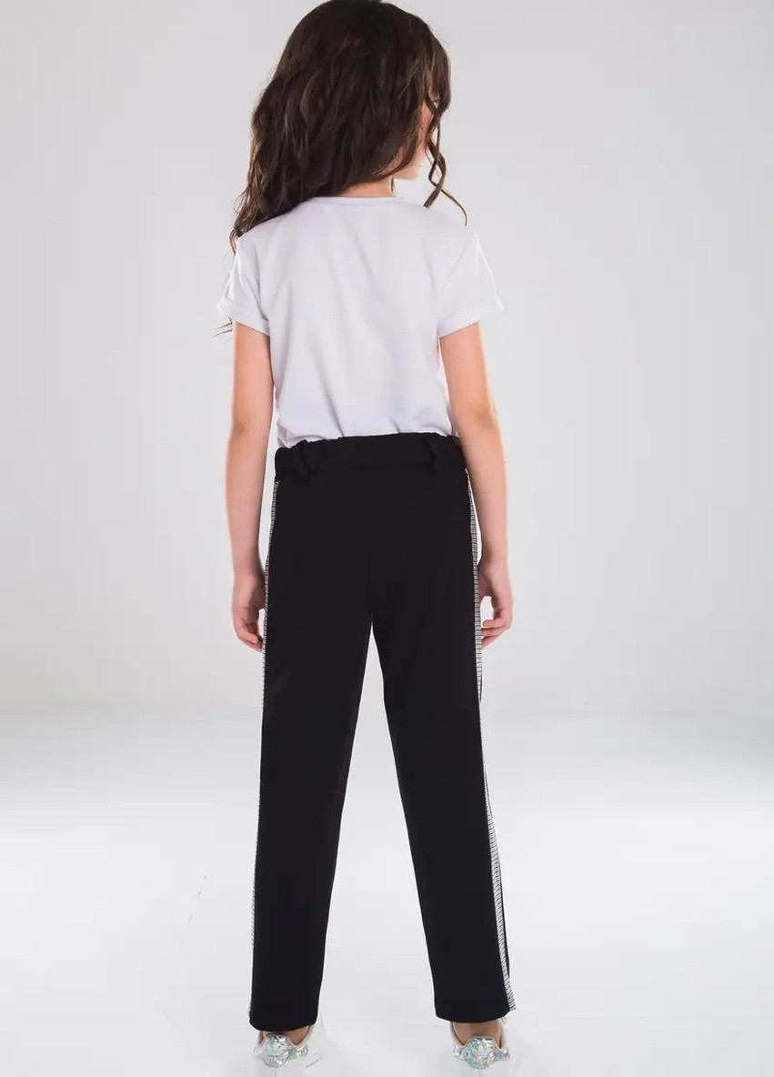 Черно-белые кэжуал демисезонные брюки Suzie