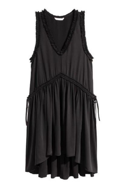 Чорна кежуал сукня б/р H&M однотонна
