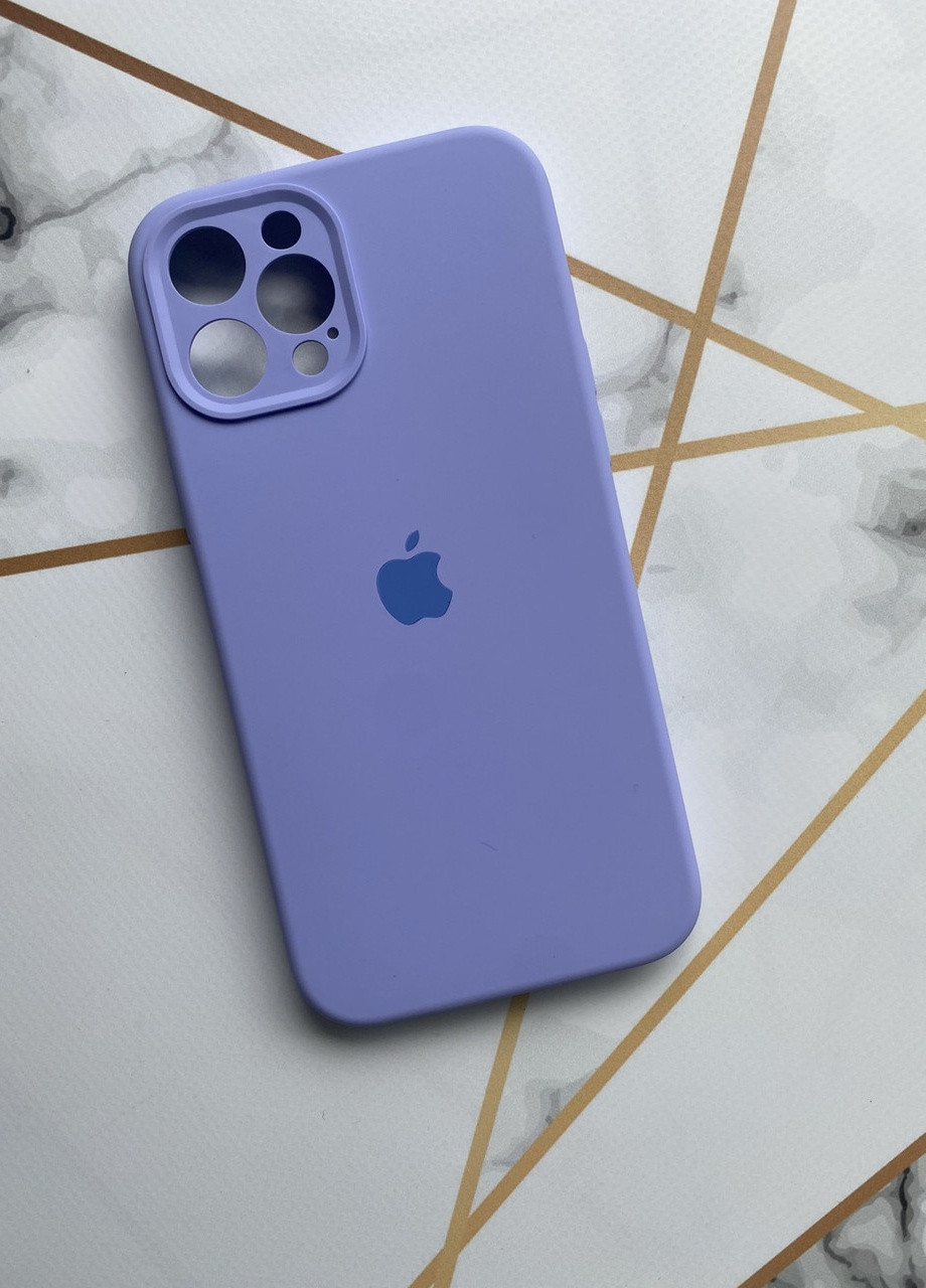 Силиконовый чехол Silicone Case Full для iPhone 12 Pro Max :: Сиреневый Creative (257664073)