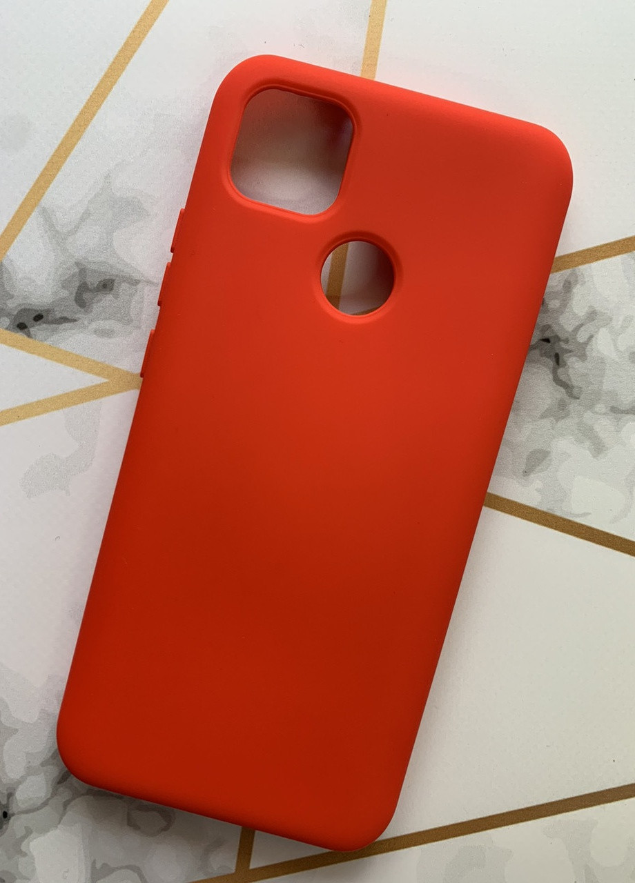 Силіконовий чохол Silicone Case (no logo) для Xiaomi Redmi 9С Червоний Creative (257666770)