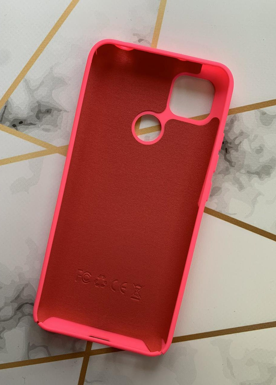 Силиконовый чехол Silicone Case (no logo) для Xiaomi Redmi 9С Малиновый Creative (257666693)