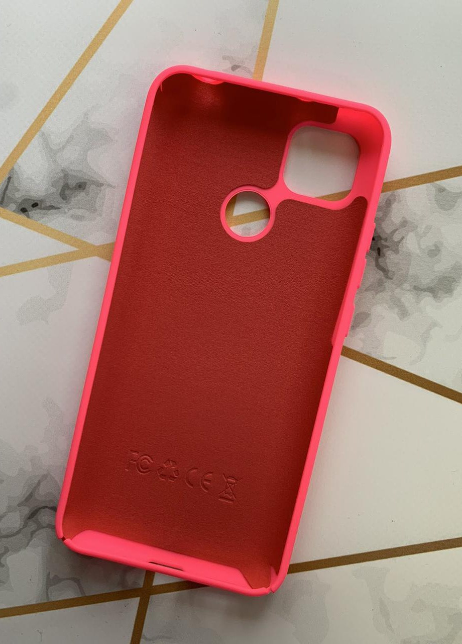 Силіконовий чохол Silicone Case (no logo) для Xiaomi Redmi 9С Малиновий Creative (257666693)