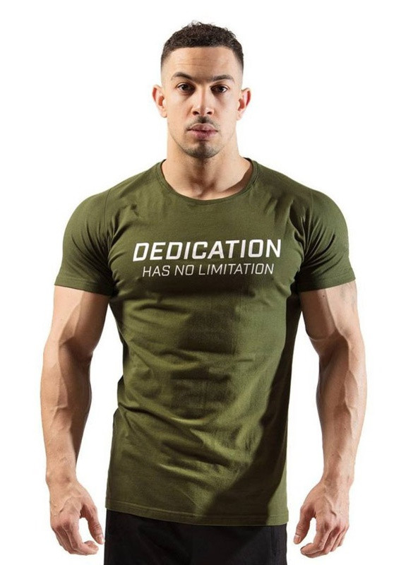 Зеленая мужская футболка Alpha