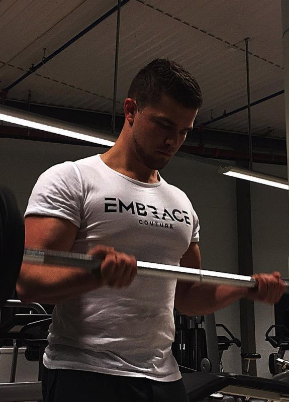 Біла футболка чоловіча Flyfirefly