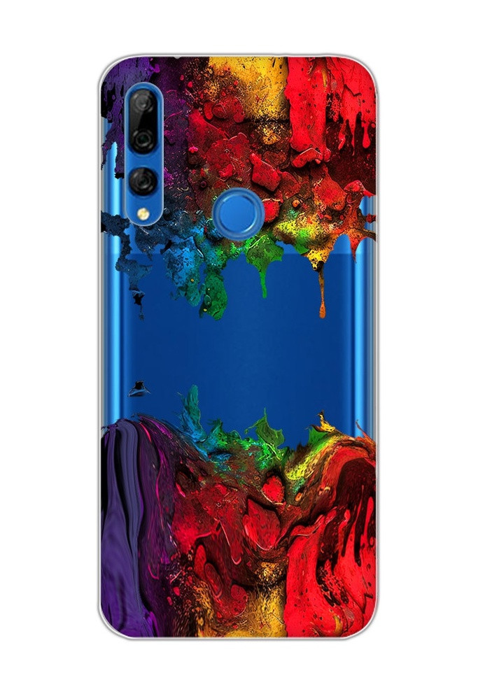 Прозрачный чехол для Huawei P Smart Z / Y9 Prime 2019 Краски (принт 249) Creative (257677404)