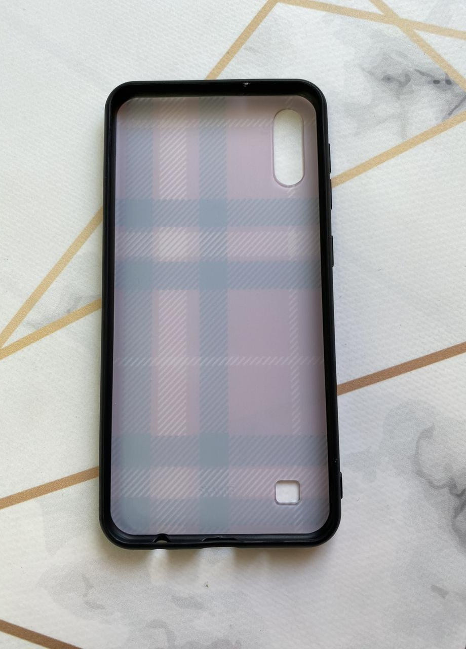Защитный глянцевый чехол с рисунком для Samsung Galaxy А10 (2019) / А105 Клетка Creative (257682512)