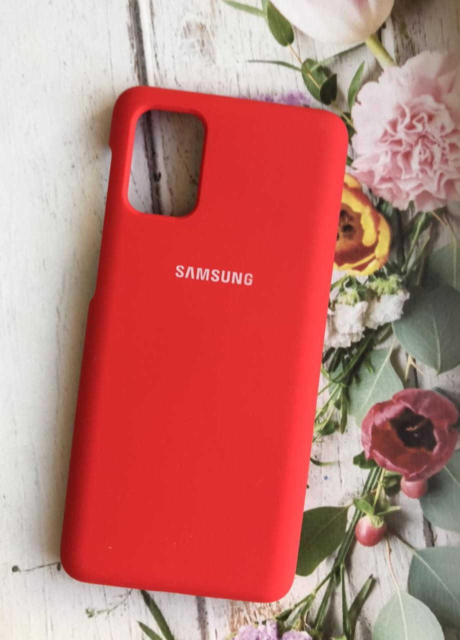 Силіконовий чохол Silicone Case для Samsung Galaxy M31s Червоний Creative (257683610)