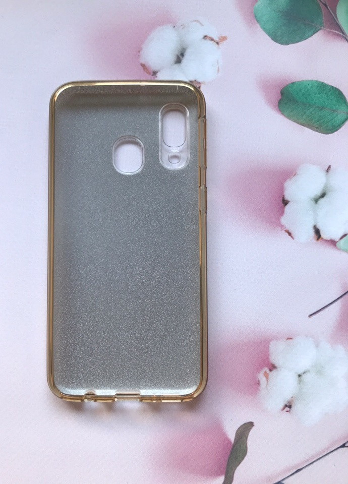 Силиконовый чехол Shine Silicone Case для Samsung Galaxy А40 (2019) А405 Золотой Creative (257682739)