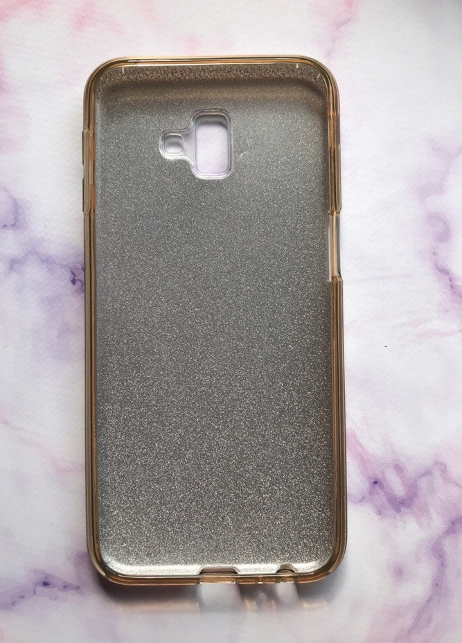 Силиконовый чехол Shine Silicone Case для Samsung Galaxy J6 Plus Золотой Creative (257683229)