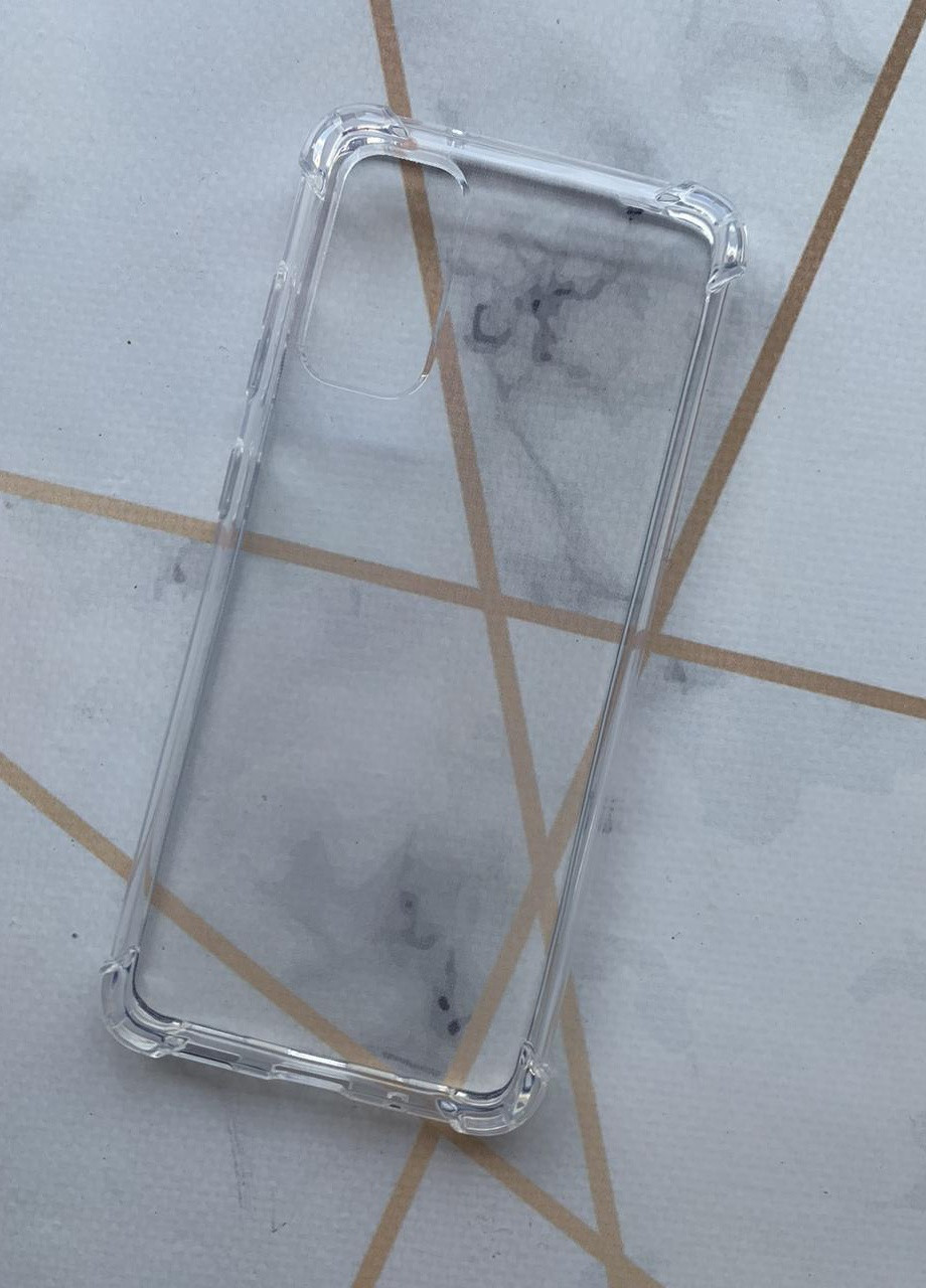 Прозрачный силиконовый чехол с утолщёнными углами для Samsung Galaxy S20 Creative (257683051)